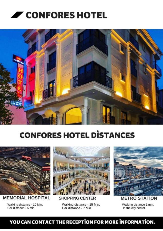 Confores Hotel Istambul Exterior foto